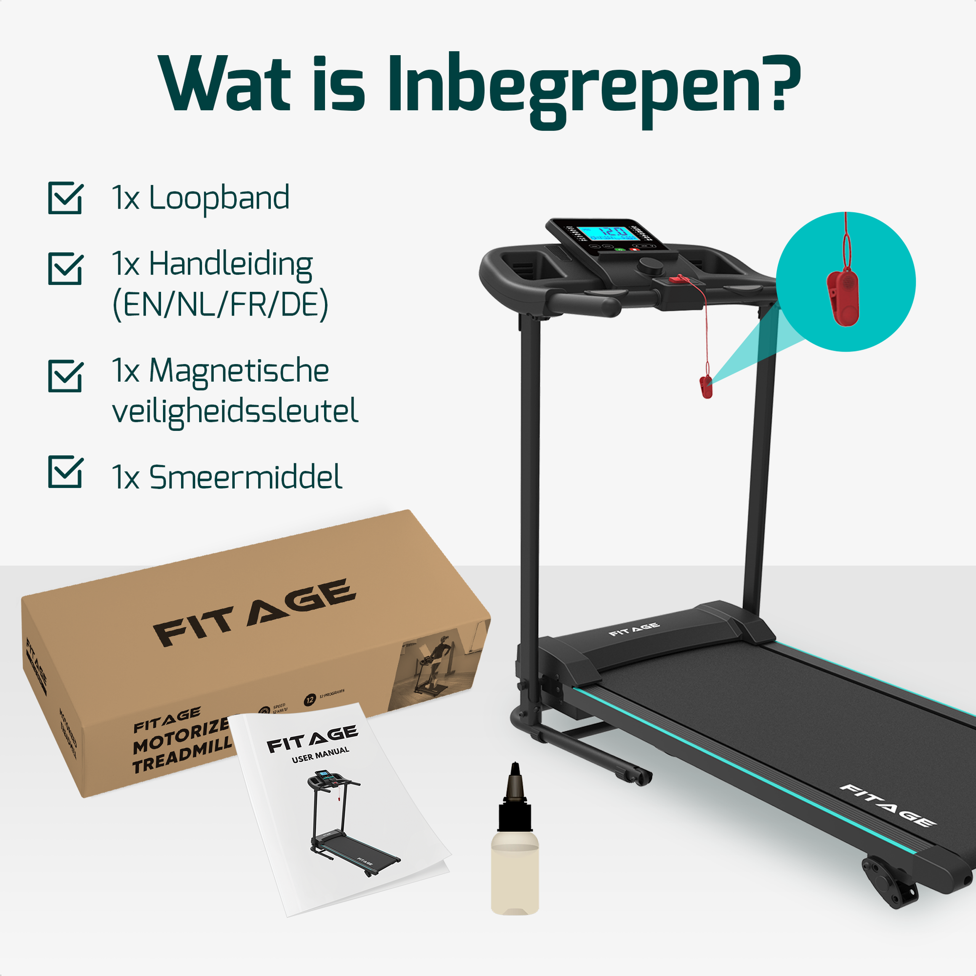 Wandelband voor thuis, ontworpen voor een comfortabele en effectieve trainingservaring.