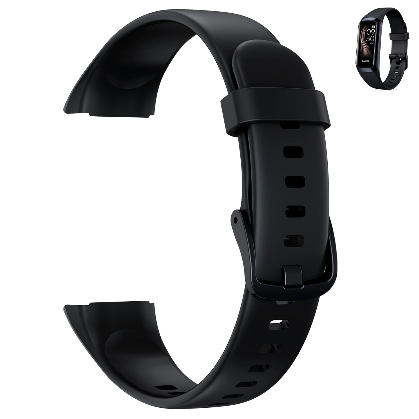 Activity tracker in de vorm van een bandje, ideaal voor het bijhouden van je dagelijkse activiteiten en gezondheid.