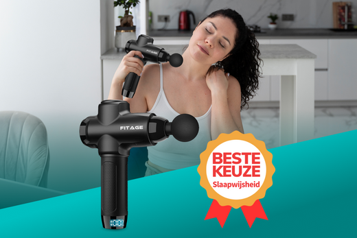 FITAGE gekozen als beste Massage Gun door Slaapwijsheid.nl