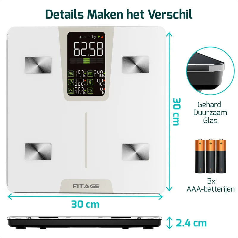 Personenweegschaal LED